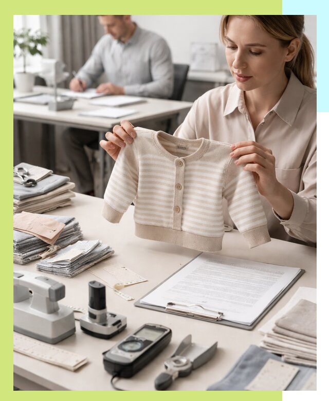 Сертификация детской одежды и текстильных изделий в Гусе-Хрустальном