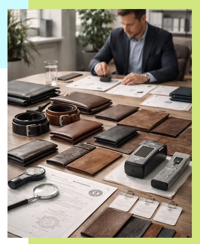 Сертификация кожаных изделий в Гусе-Хрустальном от 12838 р. | Алешин-Гсь