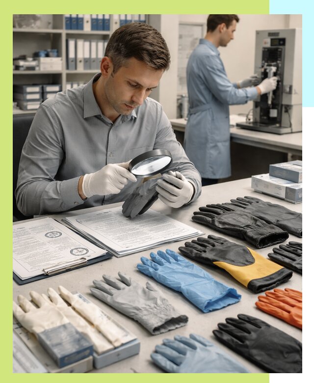 Сертификация перчаток и средств защиты продукции в Гусе-Хрустальном