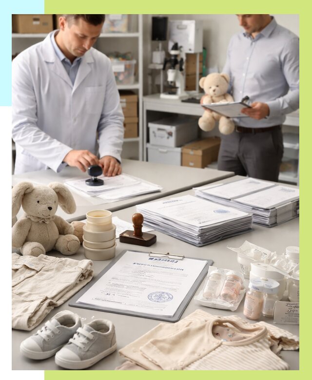 Сертификация детских товаров в Гусе-Хрустальном от 16047 р. | Алешин-Гсь