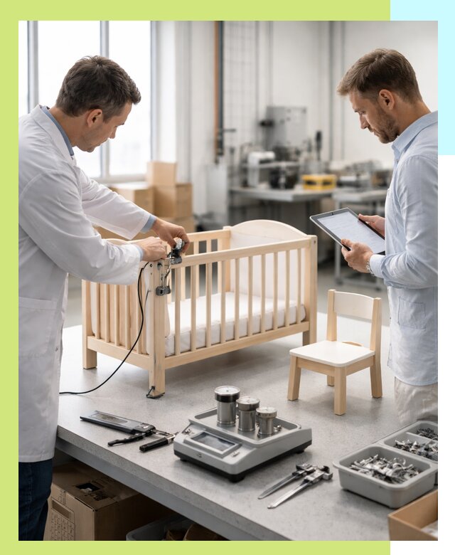 Сертификация детской мебели и проверка безопасности в Гусе-Хрустальном