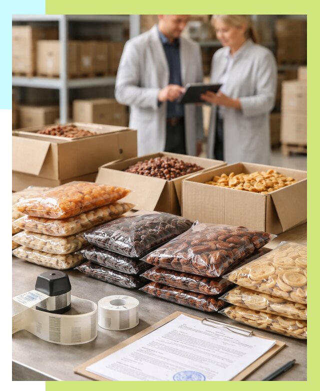 Сертификация сухофруктов в Гусе-Хрустальном от 12838 р. | Алешин-Гсь под ключ