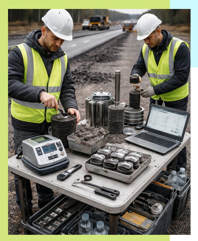 Сертификация асфальта: испытания и подтверждение в Гусе-Хрустальном