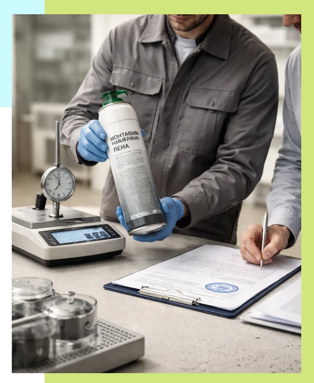 Сертификация монтажной пены в Гусе-Хрустальном от 16047 р. | Алешин-Гсь