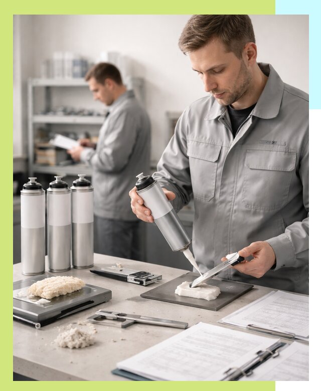 Сертификация монтажной пены и соответствие стандартам в Гусе-Хрустальном