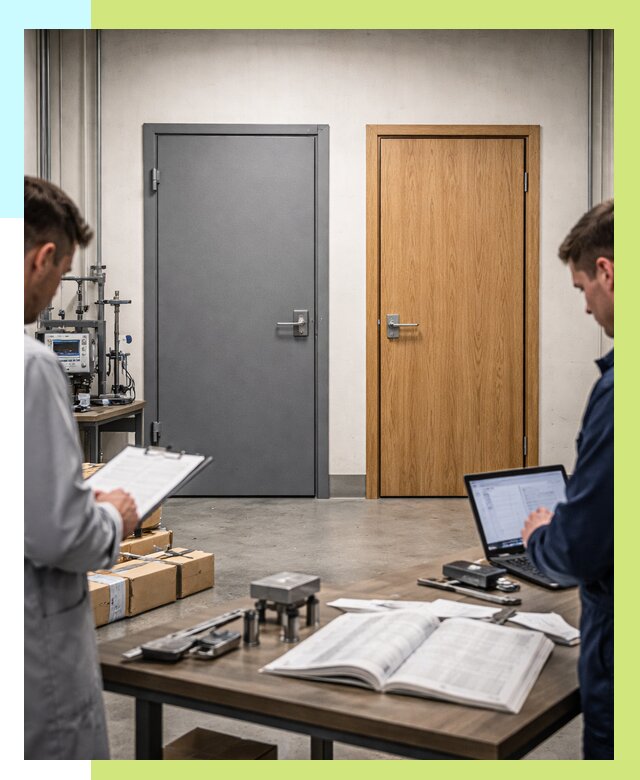 Сертификация дверей в Гусе-Хрустальном от 8558 р. под ключ | Алешин-Гсь