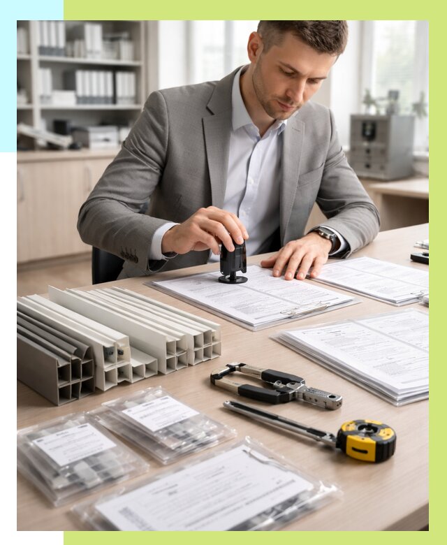 Сертификация ПВХ продукции в Гусе-Хрустальном от 9093 р., Алешин-Гсь