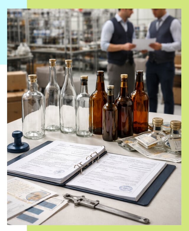 Сертификация стеклянных бутылок в Гусе-Хрустальном от 26745 р. | Алешин-Гсь