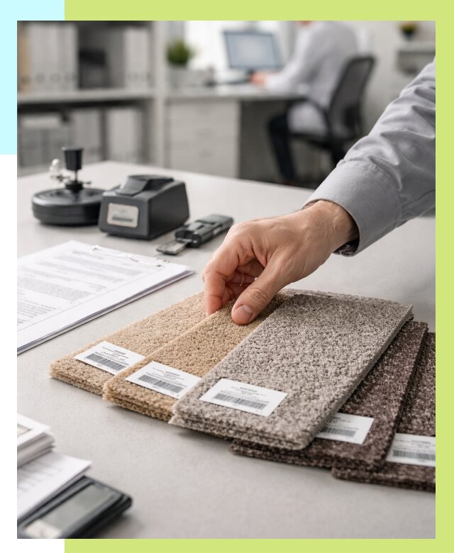 Сертификация ковролина в Гусе-Хрустальном от 16047 р., Алешин-Гсь