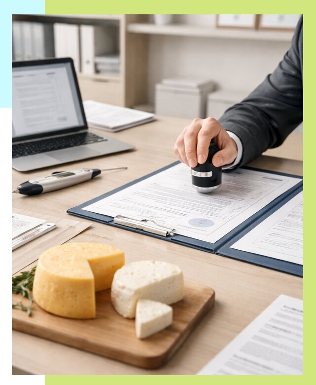 Сертификация сыров в Гусе-Хрустальном от 16047 р | Сертификат на сыр Алешин-Гсь