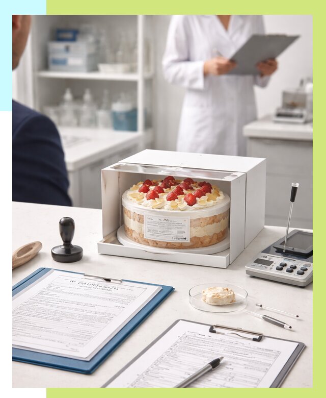 Сертификация тортов в Гусе-Хрустальном от 9628 р. заказать | Алешин-Гсь