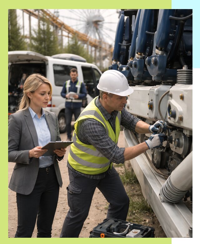 Сертификация аттракционов и проверка безопасности в Гусе-Хрустальном