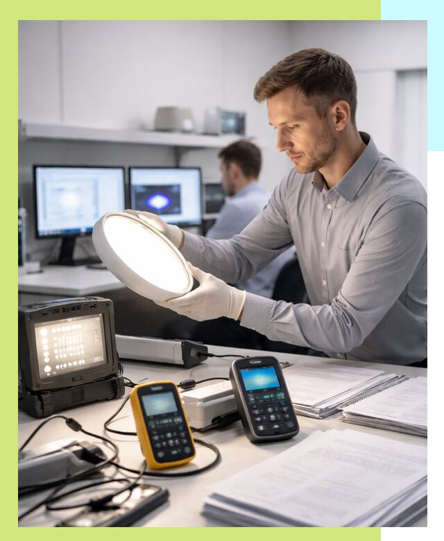 Сертификация светильников в Гусе-Хрустальном: испытания и оформление