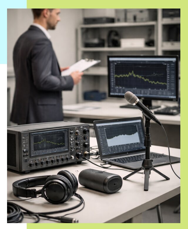 Сертификация аудиотехники в Гусе-Хрустальном от 16047 р., Алешин-Гсь