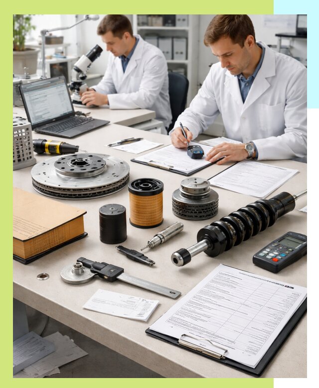 Сертификация автозапчастей и комплектующих в Гусе-Хрустальном по ГОСТ