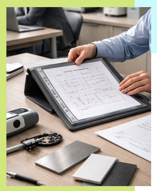 Оформление паспорта материала для продукции в Гусе-Хрустальном