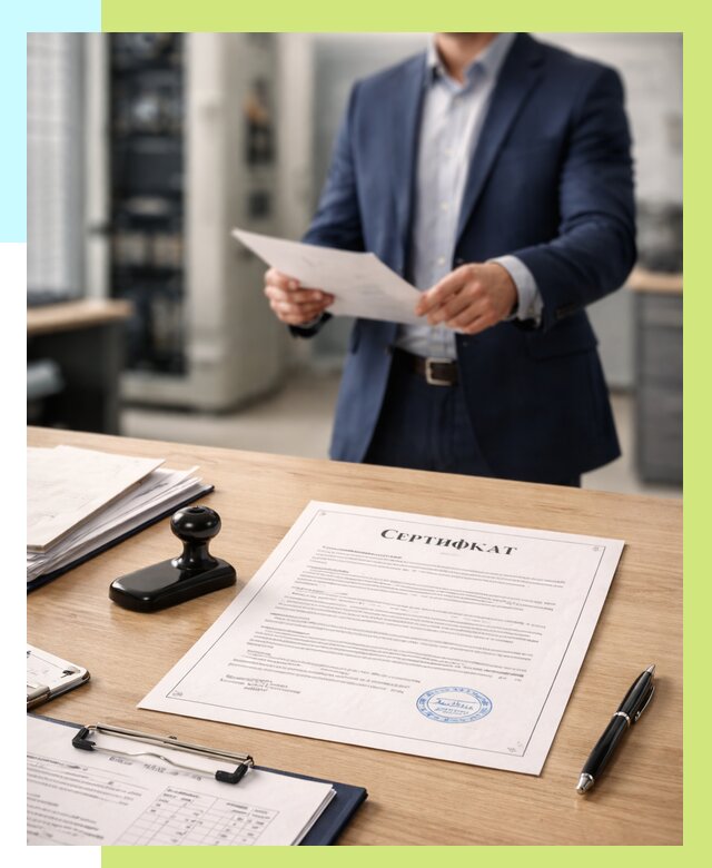 Сертификат на оборудование в Гусе-Хрустальном от 16047 р. | Алешин-Гсь