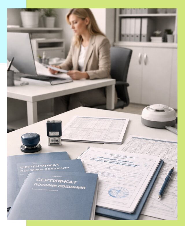 Сертификаты пожарной безопасности в Гусе-Хрустальном от 16047 р. | Алешин-Гсь