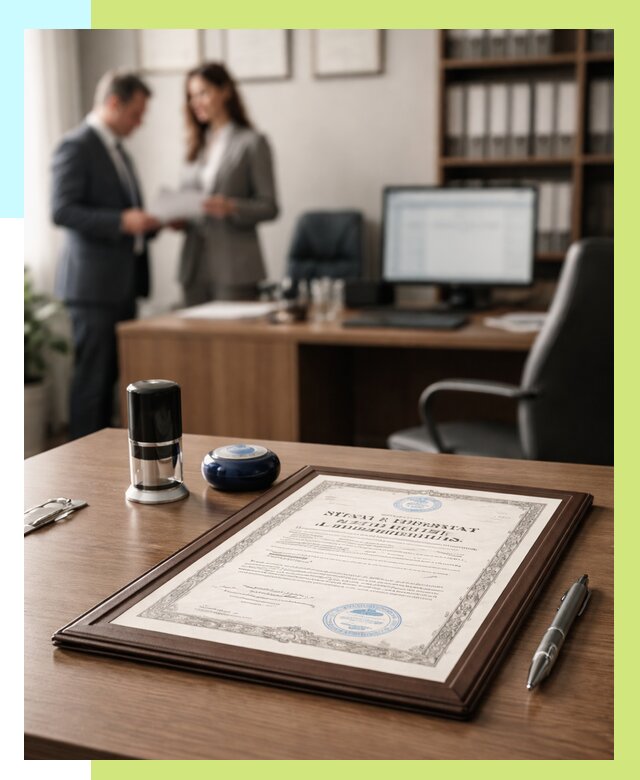 Свидетельство о регистрации продукции в Гусе-Хрустальном от 9628 р.|Алешин-Гсь