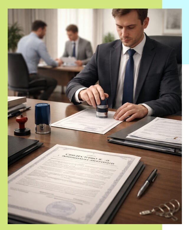 Оформление свидетельства о государственной регистрации в Гусе-Хрустальном