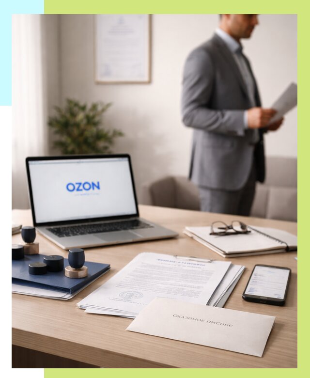 Отказное письмо для Ozon в Гусе-Хрустальном от 3744 р. | Алешин-Гсь