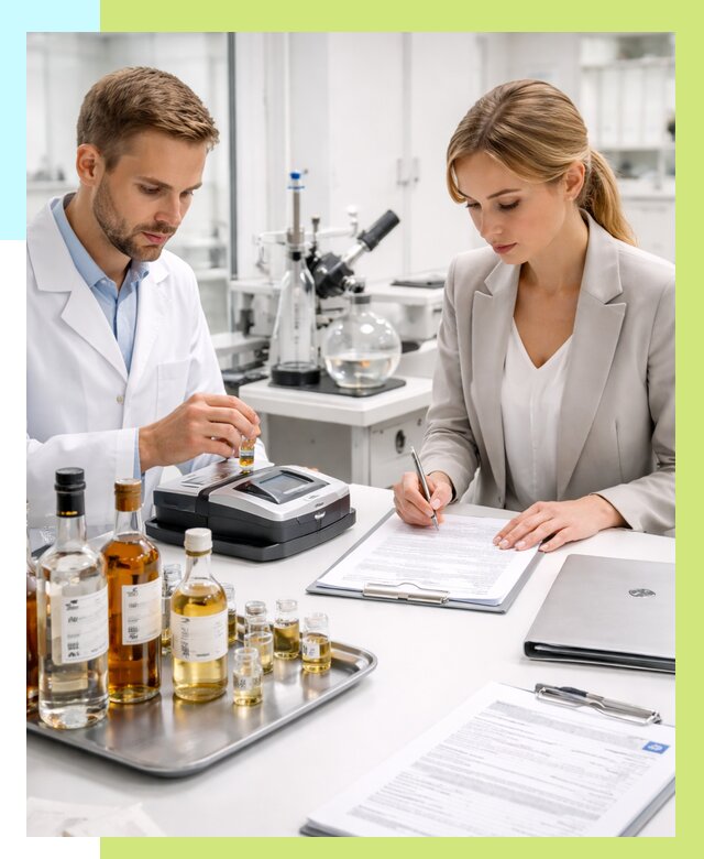 Заключение о спиртосодержании в Гусе-Хрустальном, от 5349 р., Алешин-Гсь