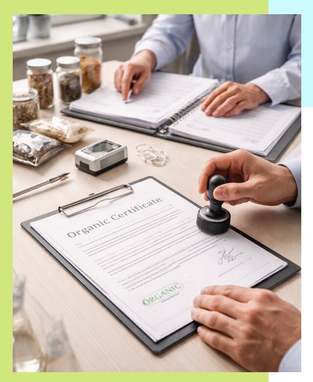Получение органик сертификата для продукции в Гусе-Хрустальном