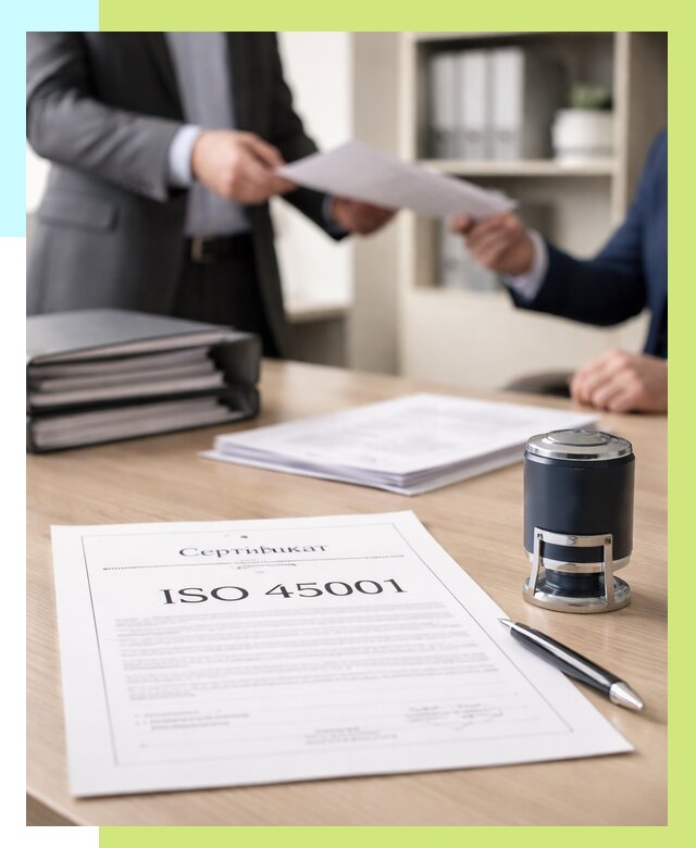 Сертификат ISO 45001 в Гусе-Хрустальном под ключ от 48141 р. | Алешин-Гсь