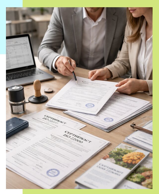 Сертификат ISO 22000 в Гусе-Хрустальном от 42792 р. под ключ | Алешин-Гсь