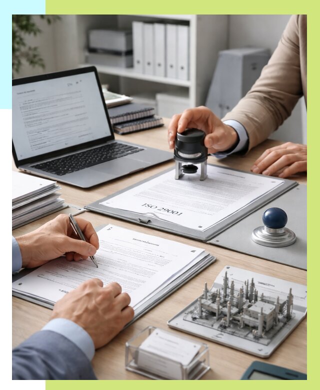 Сертификат ISO 29001 в Гусе-Хрустальном под ключ от 80235 р. | Алешин-Гсь